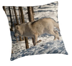Wolf Pillow from Wolvesonly Red Bubble